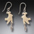 Bear Earrings - Fossilized Mammoth Ivory