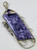 Large Charoite Pendant with Amethyst