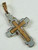 Orthodox Crucifix 585 (14k) Rose and White Gold