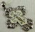 Sterling Silver White Enamel Orthodox Cross Pendant