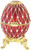 Small Egg "Net" - Red | Faberge Style Egg