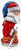 Walking Santa with Birch Staff in Red Coat with Blue Bag | Grandfather Frost / Russian Santa Claus