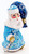 Walking Santa with Birch Staff - Blue Coat | Grandfather Frost / Russian Santa Claus