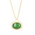 Nephrite Jade Oval Pendant