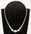 Graduated Oval Mammoth Ivory Necklace - 16"