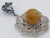 Filigree Flower Butterscotch Shade Baltic Amber Pendant