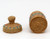 Aleut Twined  Grass Lidded Basket - Hand Woven Basket