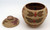 Native American Yup'ik Woven Lidded Basket - Hand Woven Basket