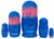 Emelya and Magic Pike Matryoshka 5pc | Traditional Matryoshka Nesting Doll