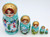 Snow Maiden with Two Cheerful Snowmen. | Matryoshka / Nevalashka Doll