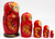 Floral Maiden - Red | Traditional Matryoshka Nesting Doll