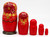 Floral Maiden - Red | Traditional Matryoshka Nesting Doll