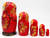 Floral Maiden - Red | Traditional Matryoshka Nesting Doll