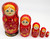Floral Maiden - Red | Traditional Matryoshka Nesting Doll