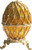 Egg "Net" - Yellow Lg | Faberge Style Egg