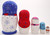 Snowman's Family - Large | Matryoshka / Nevalashka Doll