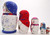 Snowman's Family - Large | Matryoshka / Nevalashka Doll