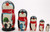 Penguin Matryoshka w/ 3D Beak | Alaska Theme Matryoshka Nesting Doll