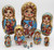 Snow Maiden with Snowman - 10pc | Matryoshka / Nevalashka Doll