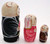 Bear Bride and Groom 3 Piece Matryoshka | Alaska Theme Matryoshka Nesting Doll