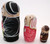 Bear Bride and Groom 3 Piece Matryoshka | Alaska Theme Matryoshka Nesting Doll