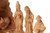 Complete Large Nativity set with 3D Palm Tree Creche and set of 3 Camels