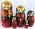 Red Strawberry 5 Piece | Traditional Matryoshka Nesting Doll