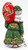 Walking Santa with Birch Staff in Green Coat with Red Bag | Grandfather Frost / Russian Santa Claus