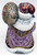 Frosted Santa - Purple Coat | Grandfather Frost / Russian Santa Claus