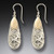 Fossilized Mammoth Ivory Spiral Earrings - Teardrop Earrings