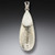 Fossilized Mammoth Ivory Spiral Pendant - Teardrop Pendant