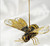 Handmade Cloisonne Bumble Bee Hanging Christmas Ornament