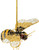 Handmade Cloisonne Bumble Bee Hanging Christmas Ornament
