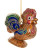 Handmade Cloisonne Rooster Hanging Ornament