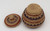 Traditional Yup'ik Woven Small Lidded Basket - Hand Woven Basket  