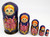 Floral Maiden - Blue | Traditional Matryoshka Nesting Doll