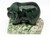 Large Jade Bear on Jade Base | Gemstone Carvings