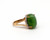 14K Gold Siberian Nephrite Ring