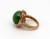 14k Gold Siberian Nephrite Ring