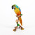 Goldie Blue Macaw  | Bejeweled Enamel Boxes