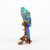 Goldie Blue Macaw  | Bejeweled Enamel Boxes