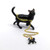 Salem Bombay Black Cat   | Bejeweled Enamel Boxes