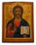 Antique Russian Icon Triptych: The Mother of God, Christ Our Savior, and Saint John the Baptist