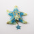 Turquoise Starfish   | Bejeweled Enamel Boxes