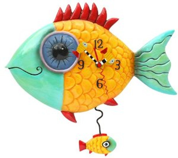 Wide Eyed Fishy | Allen Designs Wall Clocks