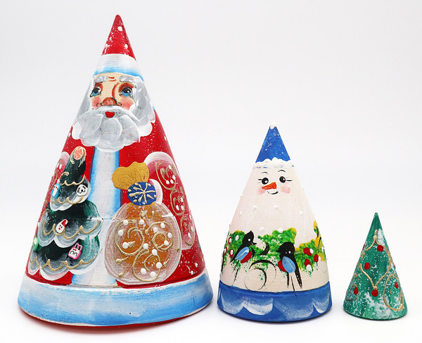 Old World Santa | Matryoshka / Nevalashka Doll
