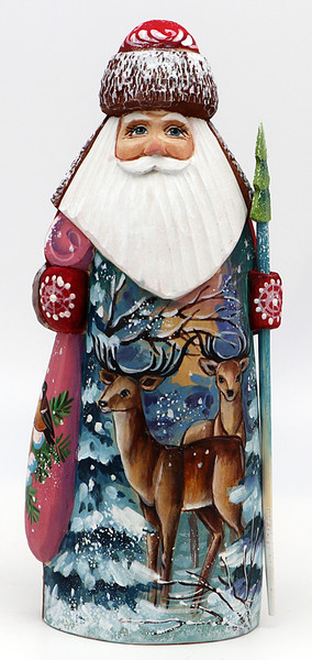 Grandfather Frost with Reindeer Family | Grandfather Frost / Russian Santa Claus