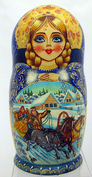 Russian Troika Doll | Unique Museum Quality Matryoshka Doll