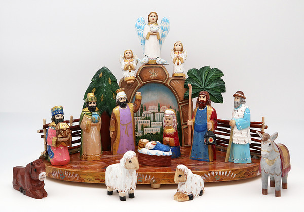 Nativity Scene Set by Shestobatova