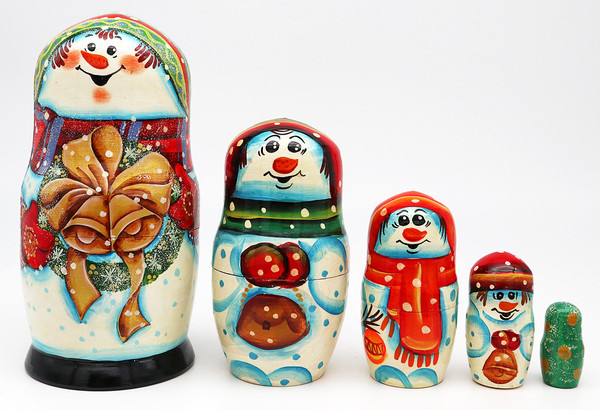 Christmas Jingle Bells | Matryoshka and Nevalashka Dolls